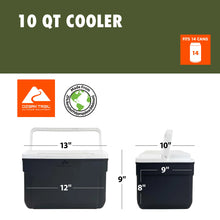 Ozark Trail 10 Quart Hard Side Cooler, 14-Can Capacity, Gray - Brands For Less USA