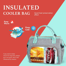 ideaTech Polyester Reusable Lunch Bags, Insulated Lunch Box for Women and Men, Freezer Safe, 1 Count - Brands For Less USA