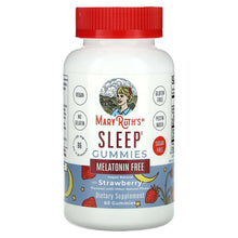 MaryRuth's, Sleep Gummies, Melatonin Free, Strawberry, 60 Gummies