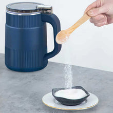 Small Powder Grinding Machine, Grain mills, Herb Grinder, Spice Grinder, Electric Coffee Grinder, Multifunctional Grinding Machine with 304 Stainless Steel Blade,Blue