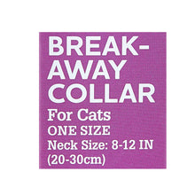 Vibrant Life, Reflective Lighting Bolt Breakaway Fashion Cat Collar, Black, One Size Fits Most