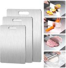 New Titanium Cutting Boards - 100% Pure Titanium Cutting Boards for Kitchen - Cutting Edge Hygiene & Durability, Double Sided Medical-grade Titanium Cutting Mat from Japan