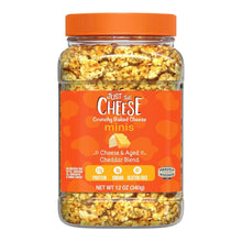 Just the Cheese Minis – Cheese & Aged Cheddar Blend Crisps, 12 oz Jar, Delicious Low-Carb Lifestyle Protein Chips, High-Protein, Gluten-Free Crisps, Keto-Friendly, Zero Sugar, Perfect Snack for Adults - Brands For Less USA