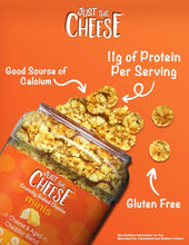 Just the Cheese Minis – Cheese & Aged Cheddar Blend Crisps, 12 oz Jar, Delicious Low-Carb Lifestyle Protein Chips, High-Protein, Gluten-Free Crisps, Keto-Friendly, Zero Sugar, Perfect Snack for Adults - Brands For Less USA