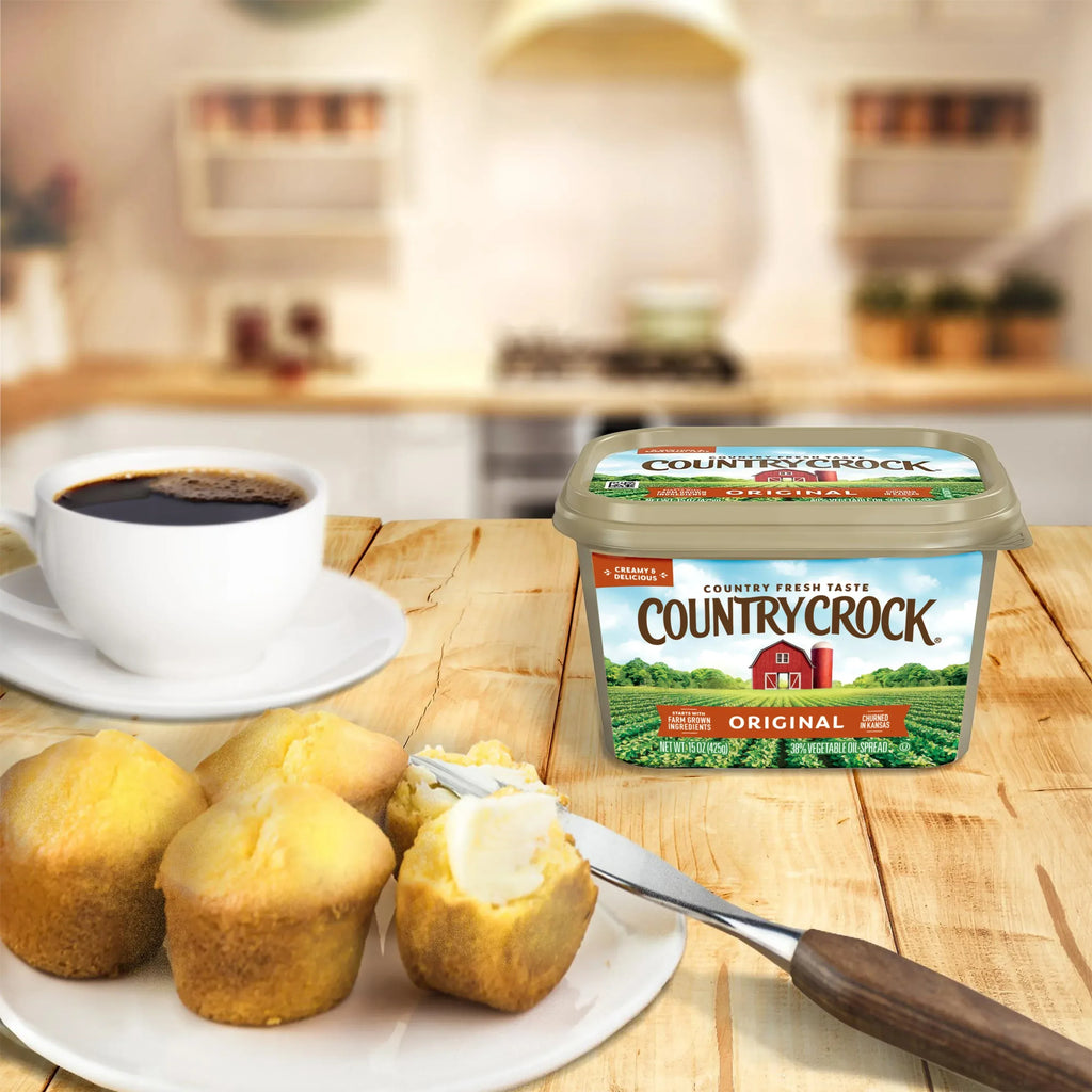 Country Crock Original Buttery Spread, 15 oz Tub (Refrigerated)– Brands ...