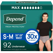 Depend Fresh Protection Incontinence Underwear for Men - Choose Your Size