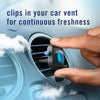 Febreze Car Air Freshener Vent Clips, Linen & Sky and Hawaiian Aloha, 5 ct.