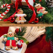 HAMCSTNF Gingerbread Man Ornaments for Christmas Tree, 12pcs, 3"