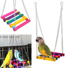 12 Packs Bird Toys Parrot Swing Toys - Chewing Hanging Bell Pet Birds Cage Toys Suitable for Small Parakeets,Love Birds, Cockatiels, Macaws, Finches