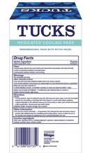 Compresas frías medicadas Tucks, 200 unidades.