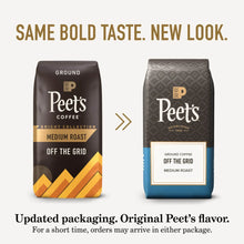 Peet's Coffee Off the Grid Premium Medium Roast Ground Coffee, Arabica, 10.5 oz - Brands For Less USA