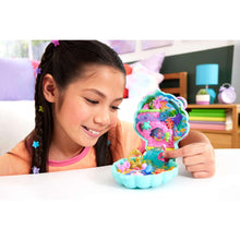 Polly Pocket Glitter Island Compact Playset with 1 Micro Mermaid Doll and Ocean Pets, Travel Toy with Themed Accessories