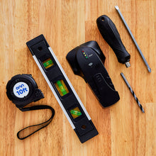 Onn TV Wall Mount Installation Toolkit with Battery Operated Electronic Stud Finder, 6 Pieces, 1.15 lb, Black, 1 Each