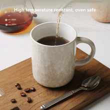 AlOFMO 17oz Ceramic Coffee Mugs Set of 4, Coffee Cups with Handles, Tea Cups, Cappuccino Cup, Latte Cup, Microwave Safe Mugs for Home Office