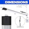 84W 10000 Lumen LED Shop Work Light Plug-In Hanging or Flush Mount 5000K Daylight 4 ft. , 1 Pack