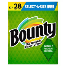 Bounty Select-A-Size Paper Towels, White (105 Sheets/Roll, 12 Rolls) - Brands For Less USA