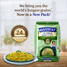 Daawat Ultima Naturally Aged Indian White Basmati Rice, Extra Long Grain, Gluten-free - 2lb Bag