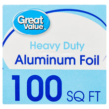 Great Value Heavy Duty Aluminum Foil, 100 Sq ft