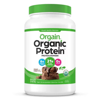 Orgain Organic 21G Plant-Based Protein Powder, Creamy Chocolate Fudge (2.74 Lbs.) - Brands For Less USA