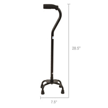 Equate Quad Walking Cane with Small Base – Height Adjustable, 300 lb Capacity - Brands For Less USA