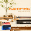 SENSCHEF 20 inch Electric Griddle, Foldable Anti-Mess Shield, 1700W Rapid Heating, ILAG Nonstick, Dishwasher Safe