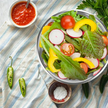 Stainless Steel Mixing Bowls Set, TINANA 6 Pack Mixing Bowls with Lids, Metal Nesting Storage Bowls for Kitchen, 4.5/3/2.5/2/1.5/0.75QT, Great for Prep, Baking, Serving, Khaki