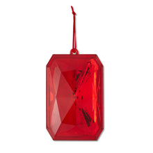 Red Jumbo Gem Christmas Ornament, 8", by Holiday Time