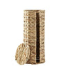 Better Homes & Gardens Floor Standing Toilet Paper Reserve with Lid, Natural Hyacinth