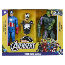 Marvel Avengers VenomVersus Titan Hero Series Venomized Captain America & Venomized Hulk Action Figures