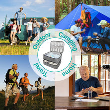 LAKYRIK Medicine Bag, Double Layers Pill Bottle Organizer Bag for Emergency Medication,Supplements or Medical Kits, Zippered Lockable Empty Medicine Bag for Home (Grey, M)