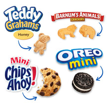 OREO, CHIPS AHOY!, Teddy Grahams Honey & Barnum'S Animal Crackers Variety Pack, 30 Snack Packs - Brands For Less USA