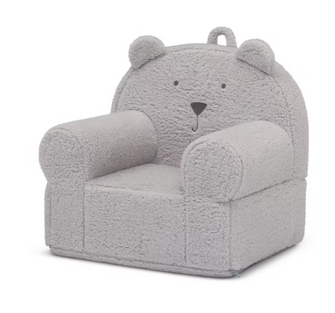 BabyGap by Delta Children Sherpa Bear Chair - Grey