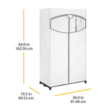 Whitmor Clothes Closet - 36 Inch Portable Closet - White
