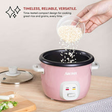 AROMA® 4-Cups (Cooked) / 1Qt. Rice & Grain Cooker, Pink
