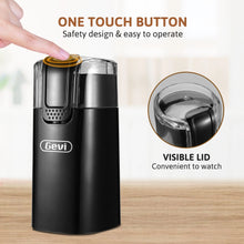 Gevi 12-Cup Electric Coffee Grinder with Stainless Steel Blades