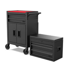 Hyper Tough 20-Inch 5-Drawer Steel Tool Chest with Ball-Bearing Slides, 300 lb Capacity, Black