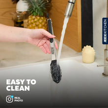 JEEXI Non-Stick Black Kitchen Tongs for Cooking with Silicone Tips Stainless Steel Tongs 450℉ Locking Set 3, Cooking Serving Grilling Barbecuing Salads Kitchen Clips Easy to Use - Brands For Less USA