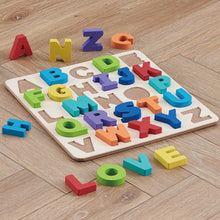 Spark Create Imagine Wooden Alphabet Puzzle, Baby and Toddler Toys for Children Ages 18 Months
