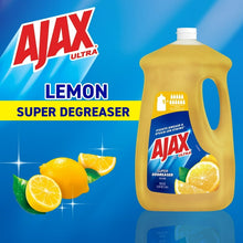 Ajax Ultra Liquid Dish Soap, Lemon Scent, Super Degreaser, 90 Fluid Ounce