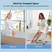 Naipo Adjustable Height Shower Chair with Backrest and EVA Padded, Bathtub Bench Seat Transfer for Disabled, Seniors & Elderly, Tool-Free Assembly - Brands For Less USA