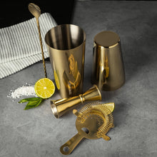 Thyme & Table Stainless Steel Gold Bar Tools, Set of 4