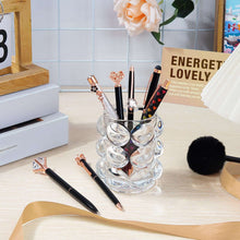 WEMATE 8Pcs Set for Journaling, Glitter Fancy Pens Gifts for Women, Office Black