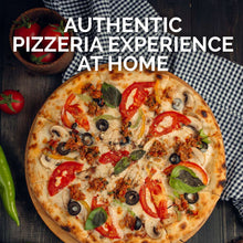 COOK WITH COLOR Pizza Oven, Electric Indoor Pizza Maker, Countertop Pizza Cooker, Black