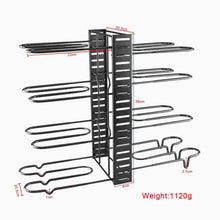 8-Tier Pots And Pans Organizer Holder Metal Kitchen Cabinet Organization Storage