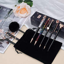 WEMATE 8Pcs Set for Journaling, Glitter Fancy Pens Gifts for Women, Office Black