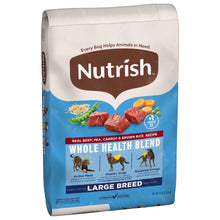 Nutrish Large Breed Real Beef, Pea, Carrot & Brown Rice Recipe Whole Health Blend Dry Dog Food, 14 lb. Bag (Rachael Ray)