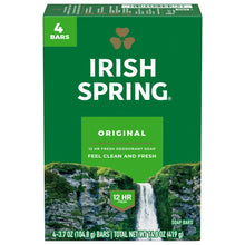 (8 pack) Irish Spring Original Deodorant Bar Soap for Men, With Flaxseed Oil, 3.7 oz Bar (4 Pack)