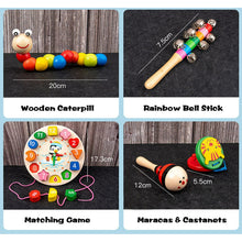 9-PieceWoodenToddlerLearningSet_MontessoriMusical_EducationalToyswithXylophone_BellStick_Maracas_Castanets_BeadMaze_ShapeSorter_StackingRings_Clock_Ages1-3_7 - Brands For Less USA