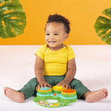 Bright Starts Safari Beats Musical Drum Toy with Lights, Ages 3 Months +, Infant and Toddler, Unisex