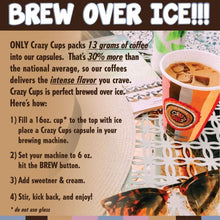 Crazy Cup Decaf Blueberry Cobbler Coffee Pods, in Recyclable Single Serve Cups For Keurig K Cups Machines, 22 Count - Brands For Less USA